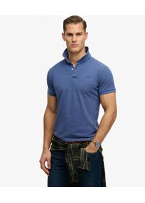 Superdry Herren Klassisches Piqu&eacute;-poloshirt Blue - Gr&ouml;&szlig;e: L 1040808500343D8Y003
