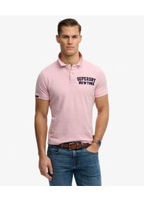 Superdry Herren Vintage Athletic Poloshirt Pink - Gr&ouml;&szlig;e: S 10408085003443KI001