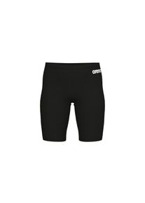Badehose arena "BOY'S TEAM SWIM JAMMER SOLID f&uuml;r Jungs", Jungen, Gr. 128, N-Gr, schwarz-wei&szlig; (schwarz, wei&szlig;), Obermaterial: 100% Polyester, Badehosen Badehose