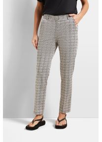Stoffhose Bugatti, Damen, Gr. 46, Normalgr&ouml;&szlig;en, schwarz, 97% Baumwolle, 3% Elasthan, normal, Hosen Stoffhose, aus elastischer Baumwolle