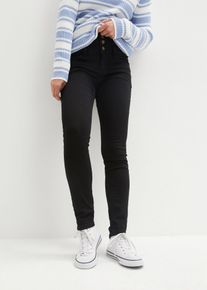 bonprix Skinny Jeans High Waist Shaping Thermojeans, schwarz, Gr.54, W&auml;rmende Skinny Thermo - Jeans mit Shaping Effekten, 70% Baumwolle