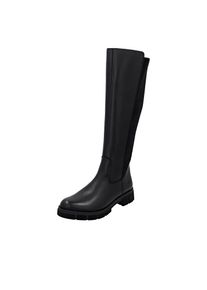 Stiefel Remonte, Damen, Gr. 36, Normalschaft, schwarz, Elastischer Einsatz, Leder, Lederimitat, unifarben, Schuhe Stiefel, Langschaftstiefel, Stretchstiefel, mit herausnehmbarer Einlage