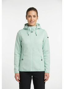 Fleecejacke Icepeak "ADRIAN", Damen, Gr. XL, light gr&uuml;n, Obermaterial: 100% Polyester, Jacken Fleecejacke