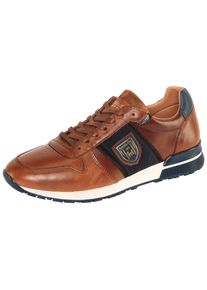 Pantofola d'Oro Sneaker PANTOFOLA D&acute;ORO "SANGANO LOW", Herren, Gr. 41, cognac, Leder, Schuhe Sneaker, aus Leder