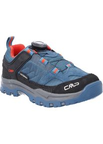 Outdoorschuh CMP "KIDS KIRUNA LOW FITGO TREKKING SHOES WP", Kinder, Gr. 37, pacific, Leder, Synthetik, Schuhe Outdoorschuh, wasserdicht