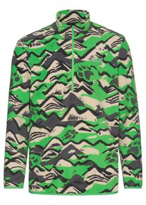 Stehkragenpullover Jack Wolfskin "PAW ERA 100 PRINT HZ M", Herren, Gr. XL (54/56), mountainpaw, lizard, Obermaterial: 100% POLYESTER, Pullover Stehkragenpullover