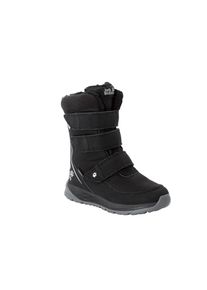 Winterstiefel Jack Wolfskin "POLAR BOOT TEXAPORE HIGH VC K", Kinder, Gr. 33, schwarz (schwarz, grau), Schuhe Winterstiefel, Snowboots, Winterstiefel, Winterschuhe, wasserdicht & gef&uuml;ttert