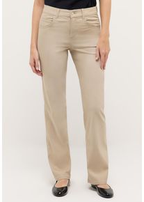 Straight-Jeans Angels "Lara", Damen, Gr. 46, L&auml;nge 30, sand used, Denim/Jeans, Obermaterial: 89% Baumwolle, 8% Polyester, 3% Elasthan, Jeans Straight-Jeans, Wide Leg