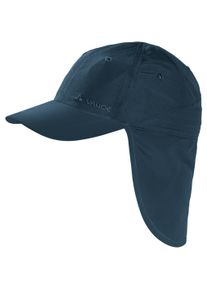 Sonnenhut Vaude "KIDS SAHARA CAP IV", Jungen, Gr. M (53/55), blau (schwarz sea), Obermaterial: 100% Polyester, H&uuml;te Sonnenhut, mit UV-Schutz 50, aus schnelltrocknendem Polyester, waschbar