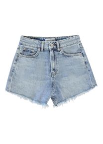 Jeansshorts Cars Jeans, M&auml;dchen, Gr. 10 (140), N-Gr, blau (stone used), Denim/Jeans, Obermaterial: 100% Baumwolle, unifarben, regular fit kurz, Jeans Jeansshorts
