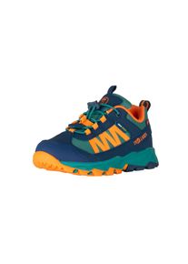 Outdoorschuh Trollkids "KIDS TRONFJELL HIKER LOW", Kinder, Gr. 29, gr&uuml;n (sea gr&uuml;n, madeira blau, sahara sunset), Synthetik, Textil, mehrfarbig, Schuhe Outdoorschuh, wasserdicht