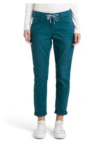 7/8-Hose Tom Tailor "Tapered", Damen, Gr. 44, L&auml;nge 28, deep meadow gree, Web, Obermaterial: 92% Baumwolle, 5% Polyester, 3% Elasthan. Futter: 100% Baumwolle, 7/8-L&auml;nge, Hosen 7/8-Hose, mit Bindeband am B&uuml;ndchen