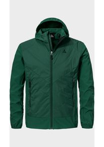 Sch&ouml;ffel Funktionsjacke SCH&Ouml;FFEL "Hybrid Jk Style Blaueis MNS", Herren, Gr. 46, 6995, gr&uuml;n, Oberstoff: 86% Nylon, 14% Elasthan; Oberstoff Vorderteil: 100% Nylon; (Coating: Polyurethan); Futter: 100% Polyester;, regular fit, hoch geschlossener Ausschnitt, Jacken Funktionsjacke