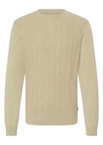 Strickfleece-Pullover Blend "Strickpullover BHBaron", Herren, Gr. L, gr&uuml;n (alfalfa), Obermaterial: 100% Baumwolle CO., Pullover Strickfleece-Pullover