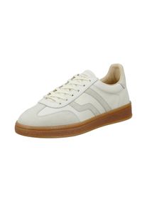 Sneaker Gant "Cuzima", Damen, Gr. 42, wei&szlig;, Leder, Veloursleder, kontrastfarbene Details, Schuhe Sneaker, Schn&uuml;rschuh, Retro Sneaker mit Lederinnenausstattung