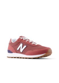 Sneaker New Balance "515", Damen, Gr. 44,5, rot rock, Leder, Textil, Schuhe Sneaker