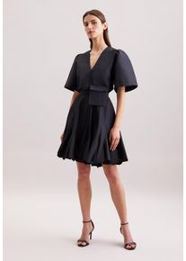 Sommerkleid Seidensticker "Schwarze Rose", Damen, Gr. L (40), Normalgr&ouml;&szlig;en, schwarz, 97% Baumwolle, 3% Elasthan, unifarben, regular fit, V-Ausschnitt, Kleider Sommerkleid, V-Neck Uni