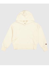 Kapuzensweatshirt Champion "ICONS", M&auml;dchen, Gr. XL (164/170), wei&szlig;, Obermaterial: 73% Baumwolle, 27% Polyester, B&uuml;ndchen, Sweatshirts Kapuzensweatshirt, f&uuml;r Kinder