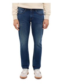 Slim-fit-Jeans Mustang "Herren Style Oregon Slim", Damen, Gr. 29, L&auml;nge 34, 783 mittelblau, Denim/Jeans, 99% Baumwolle, 1% Elasthan, slim fit, Jeans Slim-fit-Jeans