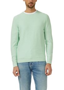 Strickpullover s.Oliver, Herren, Gr. XXL, mint, Strick, Obermaterial: 100% Baumwolle, unifarben, regular fit normal, Rundhals, Rippstrickb&uuml;ndchen, Pullover Strickpullover, mit Rundhals, Regular Fit