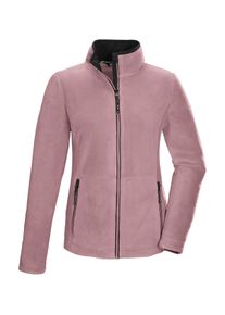 Fleecejacke Killtec "KOW 3 WMN FLC JCKT", Damen, Gr. 40, ros&eacute;, Obermaterial: 100% Polyester, Jacken Fleecejacke, Fleecejacke mit Stretch, Kinnschutz und verschlie&szlig;baren Taschen