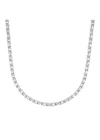 Collierkettchen s.Oliver "2039805", silber (edelstahlfarben), Halsketten, Herren, Edelstahl, L: 60 B: 4,1mm, Collierkettchen, B:4,1mm