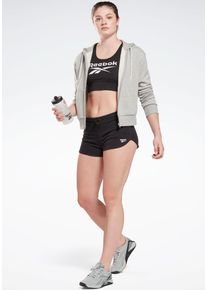 Shorts Reebok, Damen, Gr. XL, N-Gr, schwarz, Obermaterial: 70% Baumwolle, 30% Polyester, Hosen Shorts