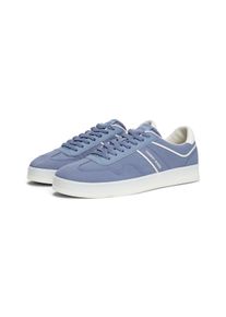 Sneaker Tommy Jeans "THE GREENWICH MIX MEDIA", Herren, Gr. 40, blau, Nylon, Schuhe Sneaker, Freizeitschuh, Halbschuh, Schn&uuml;rer mit Logo an der Schuhzunge
