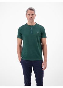 T-Shirt Lerros "T-Shirt in Fineliner-Optik, Rundhalsausschnitt", Damen, Gr. XL, soft teal, 100% Baumwolle, Rundhals, Shirts T-Shirt