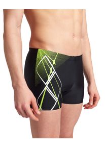 Badehose arena "arena GRAPHIC SWIM SHORT", Herren, Gr. 8 (XXL), N-Gr, schwarz, Obermaterial: 80% Polyamid, 20% Elasthan, Badehosen Badehose, mit UV-Schutz UPF50+, innenliegender Kordelzug, elastisches Material, Topseller
