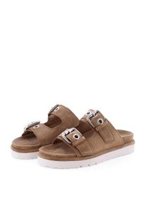 Kennel & Schmenger Kennel & Schmenger Slipper & Pantoletten - Pantolette YOKO - Gr. 41 (EU) - in Braun - f&uuml;r Damen