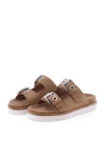 Kennel & Schmenger Kennel & Schmenger Slipper & Pantoletten - Pantolette YOKO - Gr. 42 (EU) - in Braun - f&uuml;r Damen