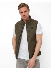 Brax Herren Steppweste Style BOB olive, gr&uuml;n, Gr. L