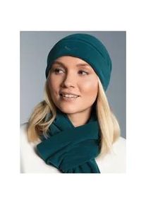 Fleecem&uuml;tze TRIGEMA "TRIGEMA Fleecem&uuml;tze", Damen, Gr. 3, blau (saphir), Kunstfaser, M&uuml;tzen