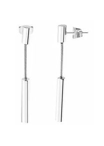 Adelia&acute;s Paar Ohrh&auml;nger ADELIA ́S "Damen Ohrstecker aus poliertem Edelstahl &Oslash; 4 mm", silber, Ohrringe, Damen, Damen, Edelstahl