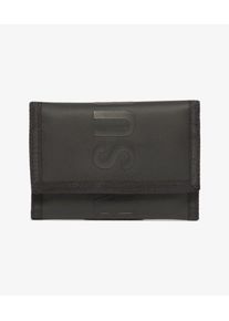 Superdry Damen Schwarz Tarp Dreifach Gefaltete Brieftasche, Gr&ouml;&szlig;e: 10.5x13x1.5cm 215932140004902A007