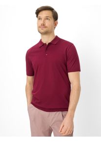 Brax Herren Polo Style PARVIS wildberry, dunkelrot, Gr. L