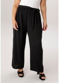 sheego Gro&szlig;e Gr&ouml;&szlig;en Schlupfhose, schwarz, Gr&ouml;&szlig;e 44 - Damen