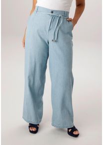 sheego Gro&szlig;e Gr&ouml;&szlig;en Weite Jeans, bleached, Gr&ouml;&szlig;e 44 - Damen