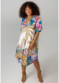 sheego Gro&szlig;e Gr&ouml;&szlig;en Blusenkleid, bunt, Gr&ouml;&szlig;e 44 - Damen