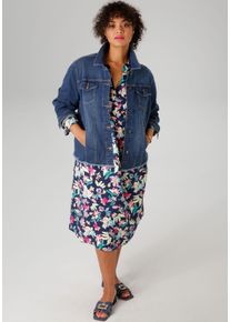 sheego Gro&szlig;e Gr&ouml;&szlig;en Jeansjacke, blue, Gr&ouml;&szlig;e 46 - Damen