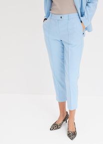 bonprix Hose mit Bequembund, blau, Gr.40, Moderne Hose mit Gummibund und Taschen