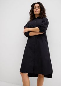 bonprix Blusenkleid aus leichter Baumwolle, schwarz, Gr.40, Blusenkleid in leichter A-Linie. Mit seitlichen Eingriffstaschen und elastischem Abschluss am &Auml;rmel., aus 100% Baumwolle