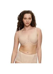 Minimizer-BH Triumph "Wild Rose Sensation", Damen, Gr. 80, Cup F, beige, Spitze, Obermaterial: 82% Polyamid, 18% Elasthan, BHs Minimizer-BH, verkleinert die Brust optisch um eine Cup-Gr&ouml;&szlig;e