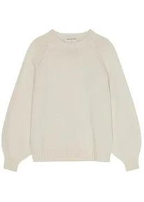 Strickpullover MOSHI MOSHI MIND "moshi moshi mind Sweater Sienna", Damen, Gr. L, ecru, Obermaterial: 70% Wolle, 25% Polyamid, 5% Nylon, Pullover Strickpullover