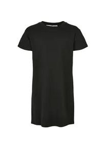 Shirtkleid Urban Classics "Urban Classics Damen Girls Organic Oversized Tee Dress", M&auml;dchen, Gr. 122/128, Normalgr&ouml;&szlig;en, schwarz, 100% Baumwolle, unifarben, oversize, Rundhals, Kleider Shirtkleid