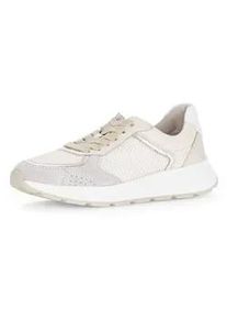 Sneaker Gabor "Sneaker low", Damen, Gr. 38,5, wei&szlig;, Schuhe Sneaker