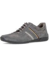 Sneaker Gabor "Sneaker low", Herren, Gr. 40,5, grau, Schuhe Sneaker