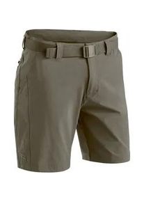 Funktionsshorts Maier Sports "Nil Short M", Herren, Gr. 56, Normalgr&ouml;&szlig;en, braun (schlamm), 90% Polyamid, 10% Elasthan, Hosen, Herren Shorts, kurze Wanderhose, Outdoorhose 4 Taschen, Regular Fit