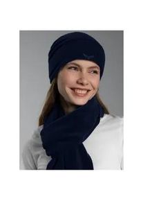 Fleecem&uuml;tze TRIGEMA "TRIGEMA Fleecem&uuml;tze", Damen, Gr. 3, blau (navy), Kunstfaser, M&uuml;tzen